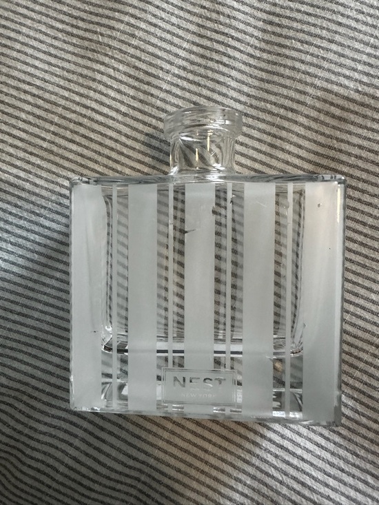 Other - NEST New York Glass Perfume Bottle with Frosted Vertical Stripes